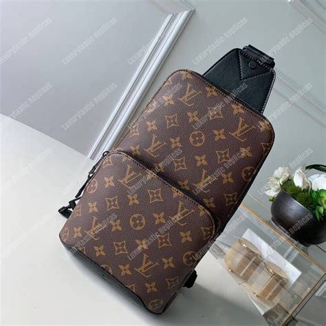 louis vuitton avenue sling bag monogram|louis vuitton sling patterned bag.